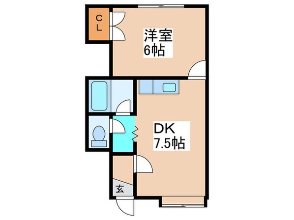 グレースハイム新川の物件間取画像